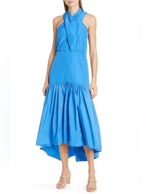 Veronica Beard - Bluebell Radley Halter Neck Midi Dress